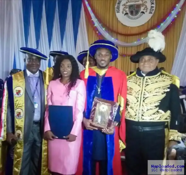 2Baba (2Face Idibia) Receives Honorary Degree From Igbinedion University – PHOTOS